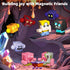 8PCS Pack, 3+ GobiDex Magnetic Action Figures- Creatures of Block World Toys Compatible with Magnet Building Blocks