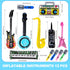 12 Pcs Inflatable Instruments, Rock Star Toy Set with Inflatable Guitar, Saxophone, Microphones for 80s 90s Party
