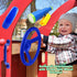 5 Pack Kids Playground Accessories Set - Swingset Steering Wheel, Plastic Telescope, Safety Handles for Outdoor Play
