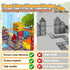 Magnetic Tiles Kids Construction Toys - Road Set with Magnet Crane for Boys Age 3-10, Building Blocks Expansion Pack