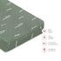 Babyletto Changing Pad Cover, 100% Quilted Organic Cotton, GOTS-Certified, Ultra-Soft Muslin - Ocean Waves, Fitted 360°