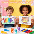 1-3, 18 1-4 Jumbo Crayons for Toddlers Colors Easy-Grip & Unbreakable - Washable, Non-Toxic, Anti-Roll Art Supplies