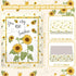 3 Set Mixweer Pcs Sunflower Bee Baby Crib Bedding Baby Girl Yellow Crib Sheets You Are My Sunshine Toddle Sheets Yellow