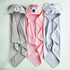 100% 31" Stephan Baby Hooded Towel - Cotton with Fun Animal Design for Infants and Toddlers, Square, Elephant Pink