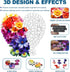 200 Wooden Puzzles for Adults, Heart Flower Piece Unique Shaped Wood Puzzle, Creative Wooden Jigsaw Puzzle Gift, Family