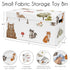 Sweet Jojo Designs Woodland Forest Animals Boy Girl Gender Neutral Unisex Collapsible Toy Storage Box Chest Organizer
