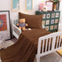 Generic 3-Piece Set Yellow Microfiber Crib Sheet - Super Soft, Fade Resistant Flat & Fitted Sheets with Pillowcase