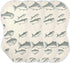 YEGAME Set 2 11 22 Inch Muslin Baby Burp Cloths of -Fish Super Absorbent Cotton Burping Rags Soft Baby Washcloths