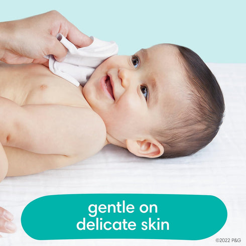 864 (12 Packs) Pampers Baby Wipes, Complete Clean Baby Fresh Scented Wipe, Gently Cleans Head to Toe, Total Flip-Top