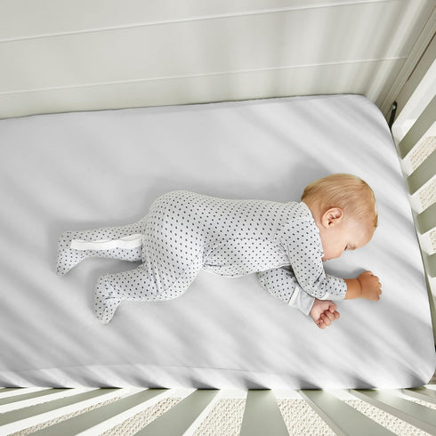 Bedgear Baby Dri-Tec Performance Crib Sheet Baby Sheet with Moisture-Wicking Dri-Tec Technology Breathable & Fitted