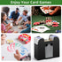 Automatic Card Shuffler for 1/2/4/6 Decks, Battery Operated Electric Shuffler for UNO, Casino Card Games, Home Use