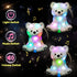 11'' Hopearl LED Musical Stuffed Polar Bear Lighting Up Singing Plush Toy Adjustable Volume Lullaby Animated Soothe