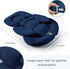 Summer Infant Car Seat Insert for Newborn Girls Boys, Mesh Baby Carseat Inserts with Strap Pads, Soft Reversible Baby