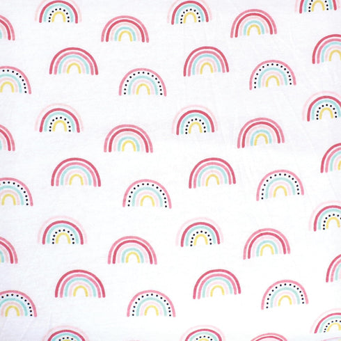 Modern Rainbow Baby Changing Pad Cover - One Size for Infants