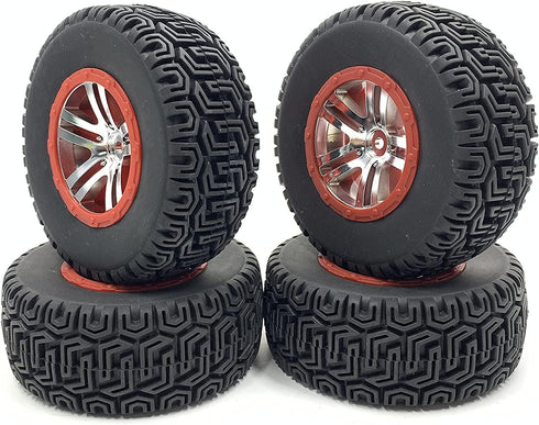 SF033 10SC Tyre Tires No Wheels for 1/10 1/12 RC Off Road Rock Crawler, Fits Huanqi 727 Axial YETI HPI Blitz