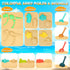 29PCS 2 2 3-10 HUITEM Beach Sand Toys for Kids, Sandbox Toys with Collapsible Bucket Sand, Dump Truck, Dinosaur Molds
