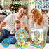 1 2 3 2-3, 1st Duchong Learning Toy for Kids Year Old Boys Girls, Spin and Sing Alphabet Zoo with Sounds, Interactive