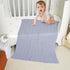 Neiwech Cozy 30x40 Inch Cotton Baby Blanket Knit Soft Lightweight Stroller Crib Nursery Receiving Swaddling Blankets