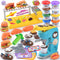 Color Dough Sets for Kids 2-4 4-8, Play Kitchen Creation Cafe Dough