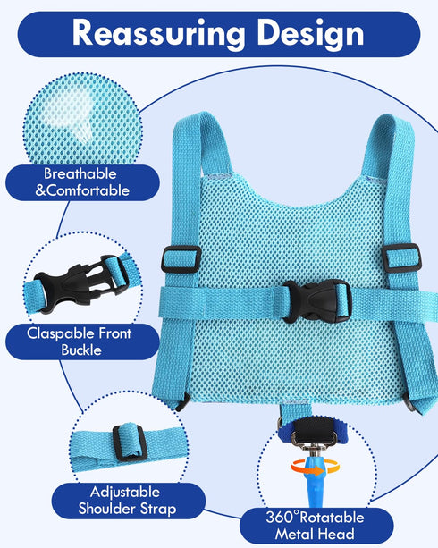 Lehoo Castle Toddler Leash, Toddler Harness with Leash with Anti Lost Wrist Link for Kids, Baby Leash with Key, Kids