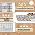 Ancient Board Game: Royal Game of UR & Senet - 1 Board, 8 Wooden Dice, 14 Wooden Pieces, Metal Box