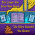 2-5 Beard Wizards Card Game for Players by The Dusty Top Hat