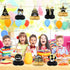 8 Pieces Happy Birthday Party Decorations Supplies, Birthday Honeycomb Centerpieces Table Toppers, Black and Gold