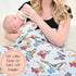 47 47 Inches 100% LollyBanks Baby Blanket for Girls, Large x Soft Muslin Swaddle Blankets, Cotton Breathable