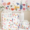 Oudain 4 Piece Spring Flower Crib Bedding Set Including Spring Wild Flower