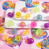 28 JOYIN PCS Valentines Day Gift Cards with Glitter Mochi Squishy Toys, Cute Sea Animals Mochi to Squeeze, Stress