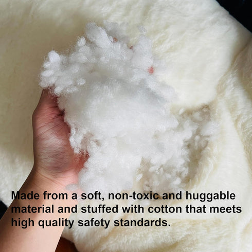 Tanha Goose Plush, Soft and Cute White Stuffed Animal, 35 inch Gift for Kids and Adults