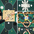 YOMEYOT 70"x35" 10 Poker Table Top Mat Blackjack Poker Mat with Non Slip Rubber Backing and Carry Bag for Home Poker