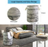 Mziart Large Unique Tree Stump Laundry Basket Bag, Collapsible Waterproof Hamper with Rope Handles, Stylish Storage Bin