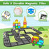 Magnetic Tiles Road Set, Magnet Tiles for Kids Ages 3-8, Montessori Educational STEM Creativity Toys for Toddlers
