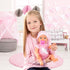 Bayer Design Piccolina 16" Newborn Baby Doll - Pink Sheep with Potty Training Functions and Feeding Accessories