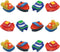Idea Factory Color Changing Boat Bath Squirter Toys - Party Favors, Educational,
