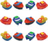 Idea Factory Color Changing Boat Bath Squirter Toys - Party Favors, Educational,