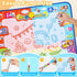 KIZZYEA Water Doodle Mat for Kids - Large Coloring Painting Writing Mat - Educational Toys for 2-5 Years Old Boys Girls
