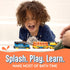 Set 0 SplashEZ Train Toys for Bath | Mold Free Bath Toys for Kids & Toddlers with No Hole for Water | Train Ideal Size
