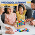 Montessori Educational Wooden Toys for Toddler 3-5 Years - Lacing Beads, Stacking Blocks, Shape Sorting Gifts for Kids