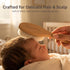 Set 7-Pack Set Baby Hair Brush & Comb for Newborns - Gentle Goat-Hair & Bamboo Bristle Hairbrushes with Easy Grip
