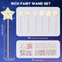 36Pcs 6 Pllieay Fairy Party Decoration, Styles Princess Fairy Wands Kit, Fairy Wand Princess Wand for Girls Makes Your