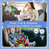 Gojmzo Busy Board Montessori Toys for 1-4 Year Old Boys & Girls, Sensory Toys for Toddlers, Educational Travel Toys