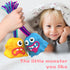4PCS Fun Hair Pulling Fidget Screaming Monster Toys, Anti-Anxiety Novelty Toys for Kids 3-7+ Boys Girls
