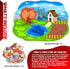SKOLESK 77 Set Pcs Farm Animals Felt Story Board Preschool Farmhouse Themed Early Learning Storytelling Flannel Board