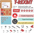 8 9 10 11 12, The Off Bits Dinosaur Robot Building Kit, Build Your Own Robot Toys T-Rex Model Kit, DIY Educational Stem