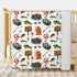 Fishing Baby Blanket, Gone Fishing Themed Toddler Minky Blanket, Double Layer Dotted Backing, 30"x40"