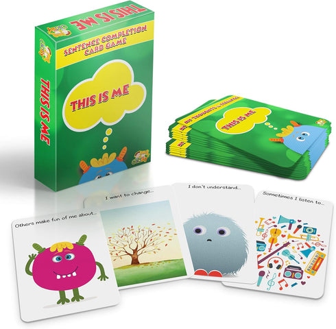 Conversation Cards for Social Skills Games, Emotional Learning Activities, Group Therapy Games for Kids, Play Therapy