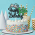 Video Game Happy 14th Birthday Cake Topper - Video Game Boy's 14th Birthday Party Cake Supplies - Game On Level Up Winner Party Decoration
