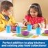 Set, 24 2 Learning Resources New Sprouts Serve It Dish Early Social Interactions, Pieces, Ages and Up